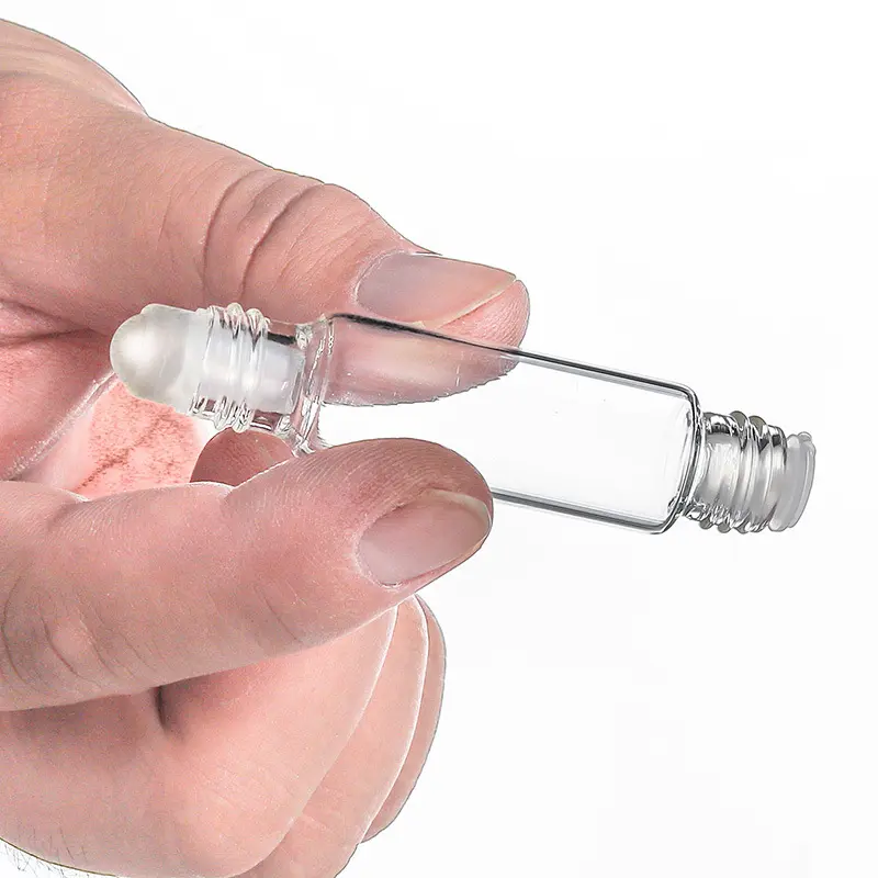 Clear Dual-End Roll-On Bottle