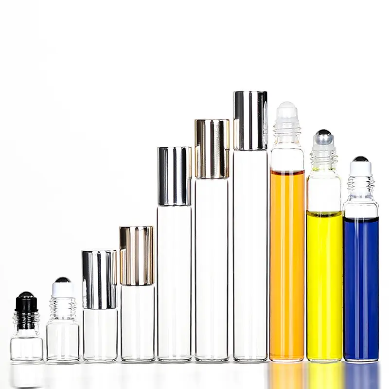 Clear Glass Roll-On Bottle