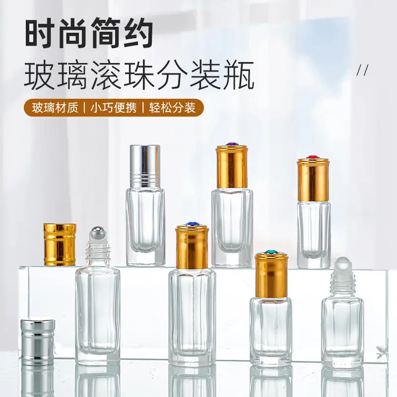 Octagonal Roll-On Bottle
