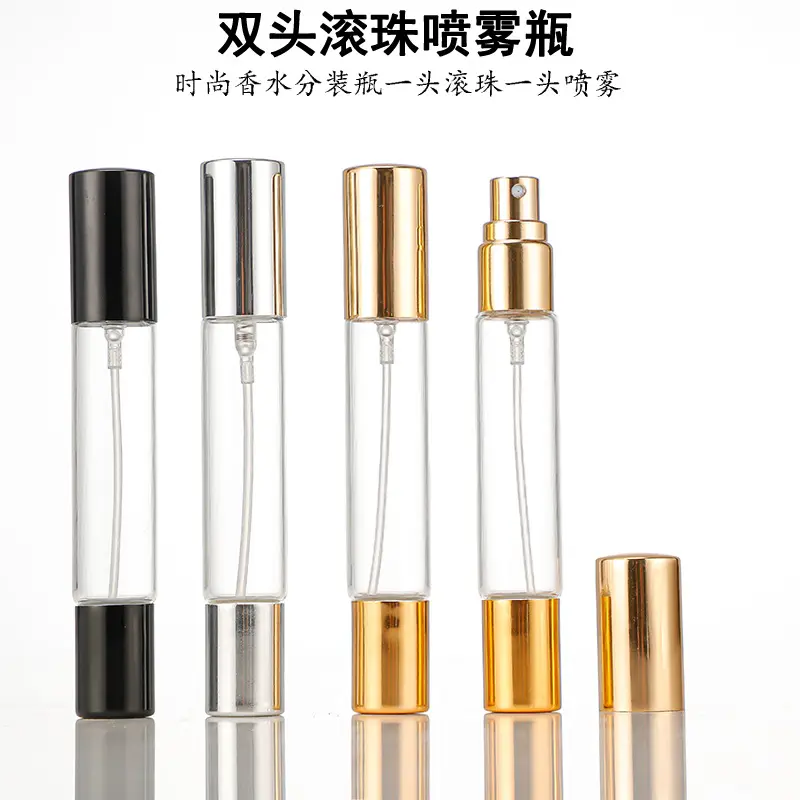 Clear Dual-End Roll-On Bottle