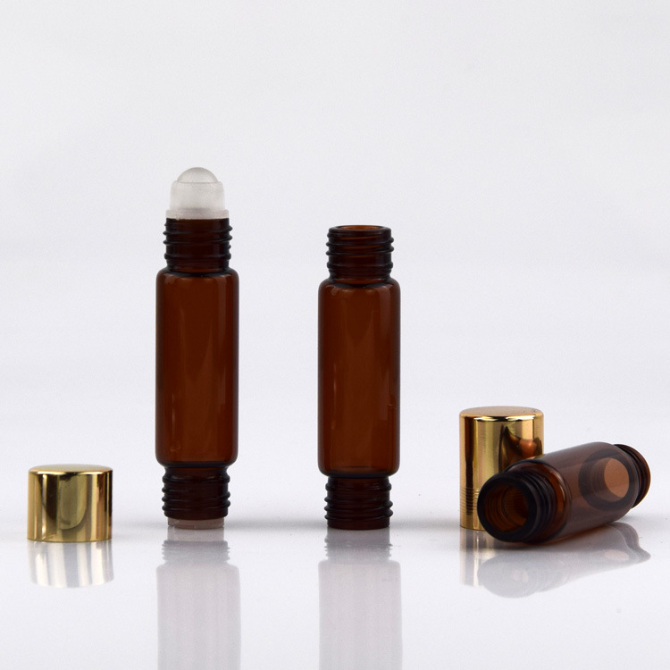 Amber Dual-End Roll-On Bottle image 2