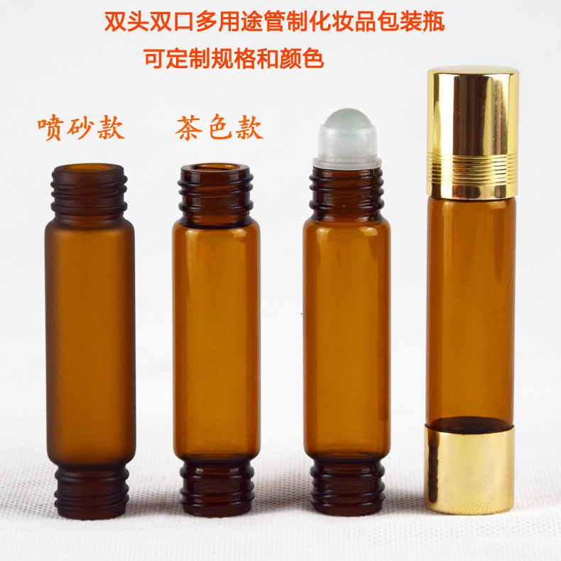 Amber Dual-End Roll-On Bottle image 2