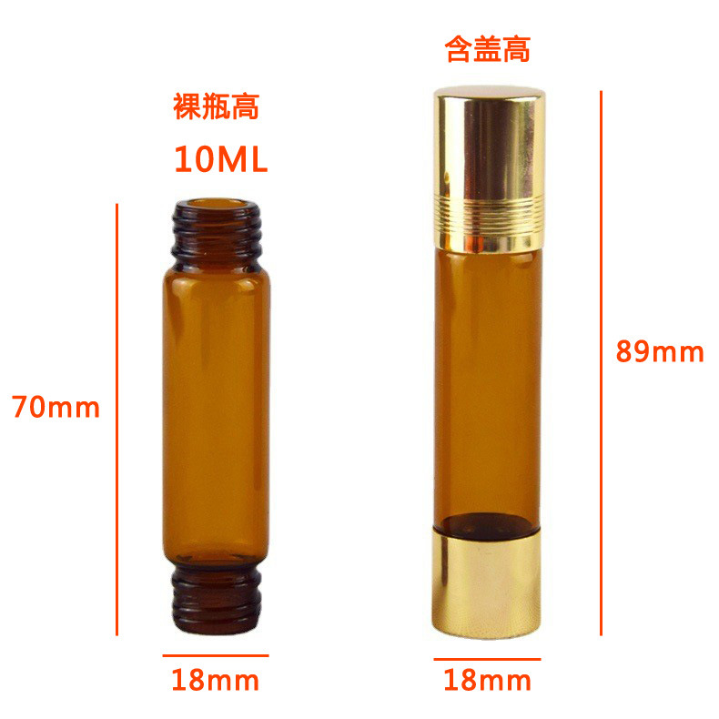 Amber Dual-End Roll-On Bottle image 4