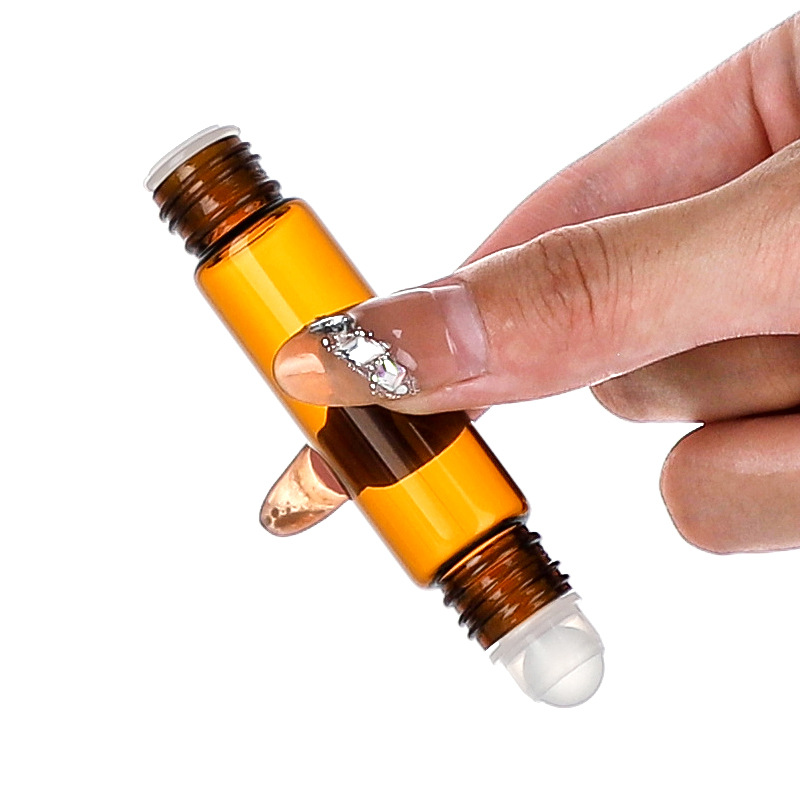 Amber Dual-End Roll-On Bottle image 3