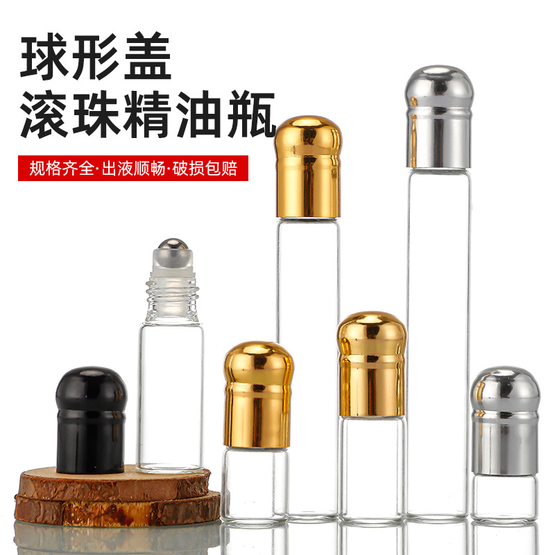Clear Glass Roll-On Bottle image 2