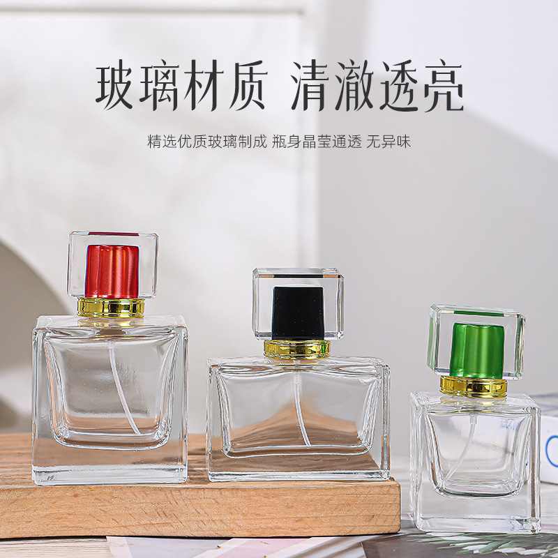 Crystal-White Perfume Bottle image 3