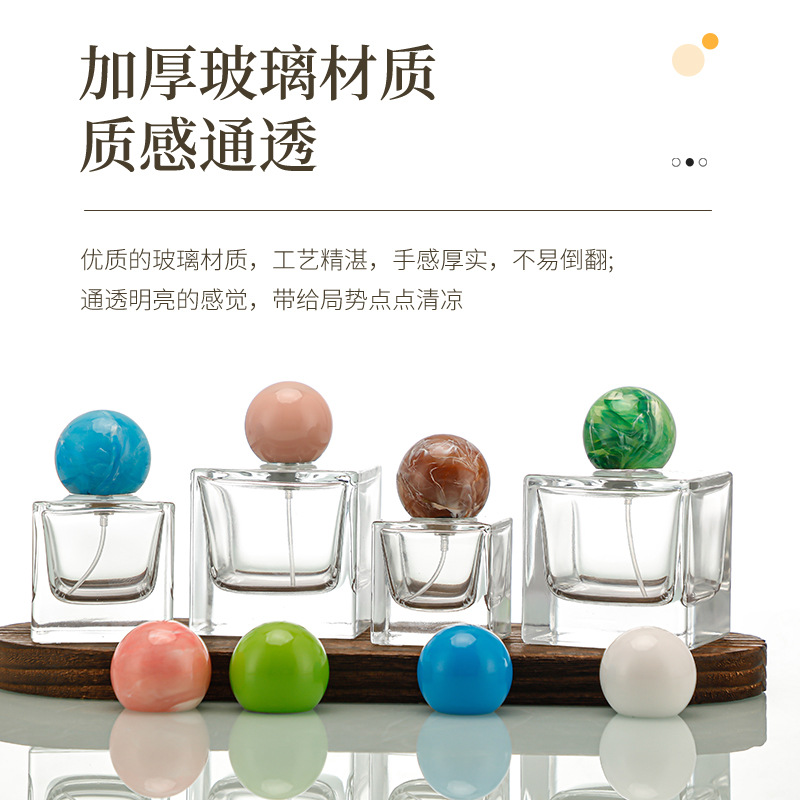 Crystal-White Perfume Bottle image 3