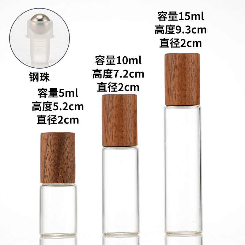 Wood-Cap Roll-On Bottle image 2